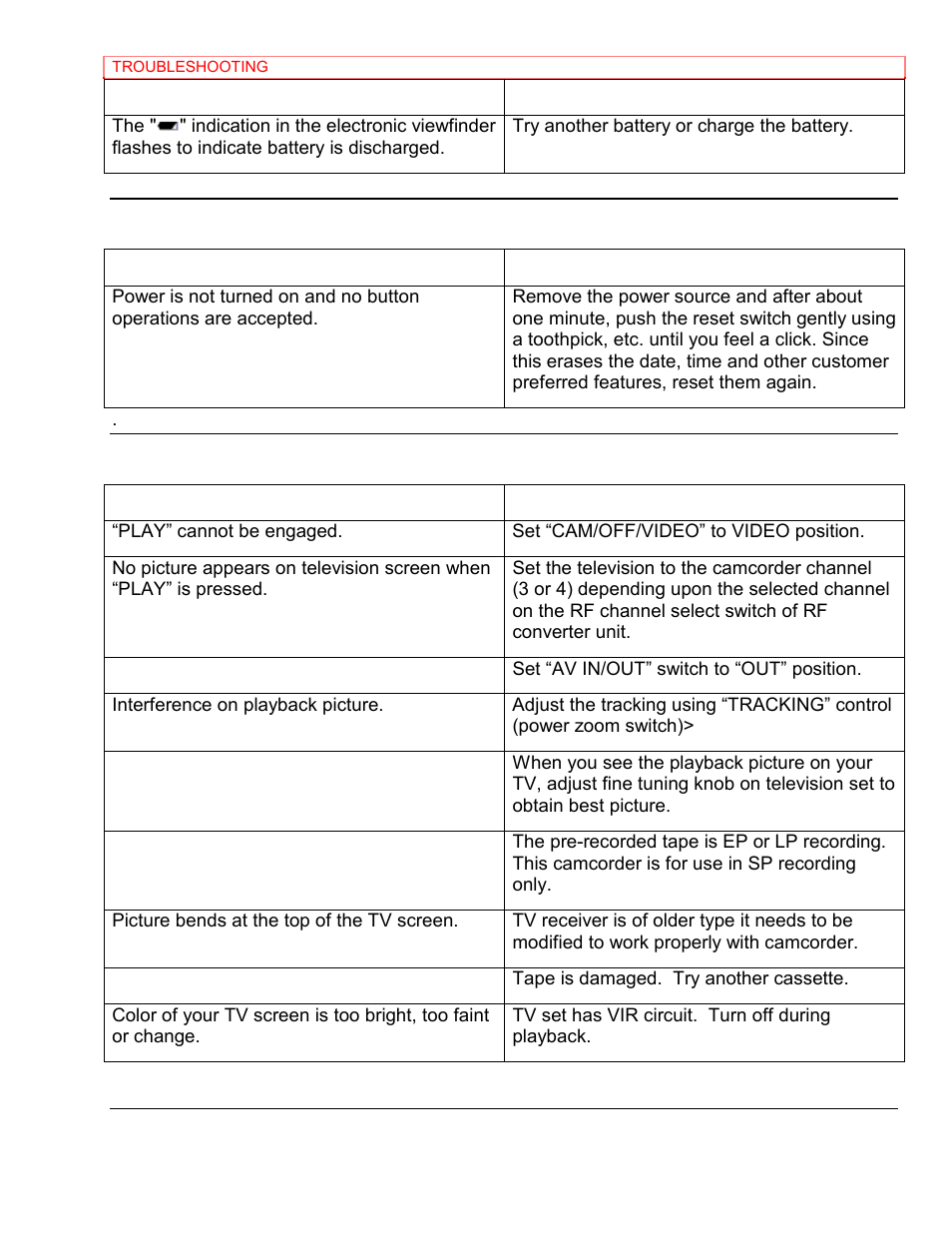 Hitachi VM-8400LA User Manual | Page 57 / 63