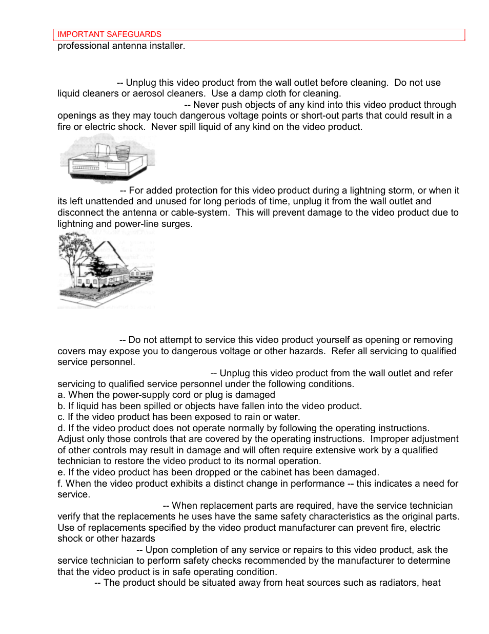 Hitachi VM-8400LA User Manual | Page 8 / 63