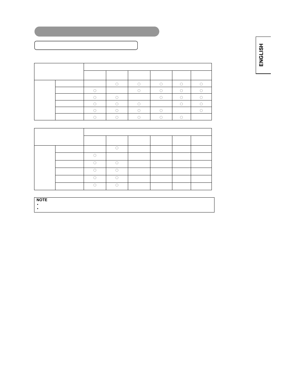 English function settings (continued) | Hitachi CMP4221 User Manual | Page 26 / 38