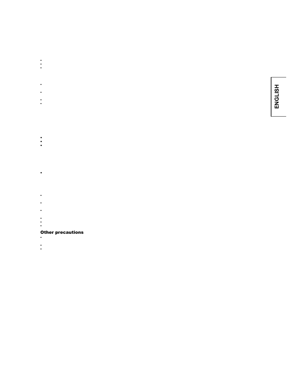 English | Hitachi CMP4221 User Manual | Page 9 / 38