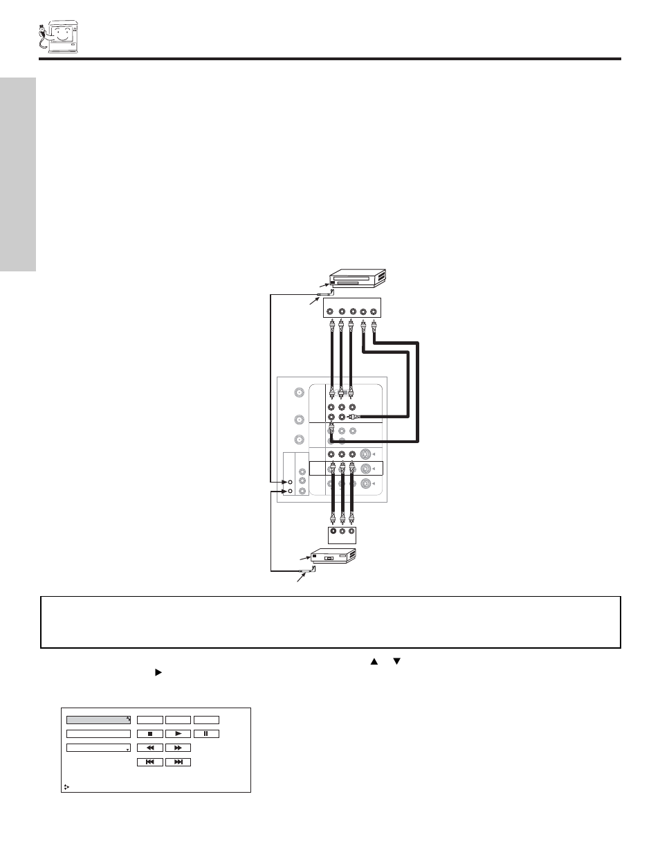 Connecting av network, First time use | Hitachi 50V500 User Manual | Page 20 / 84