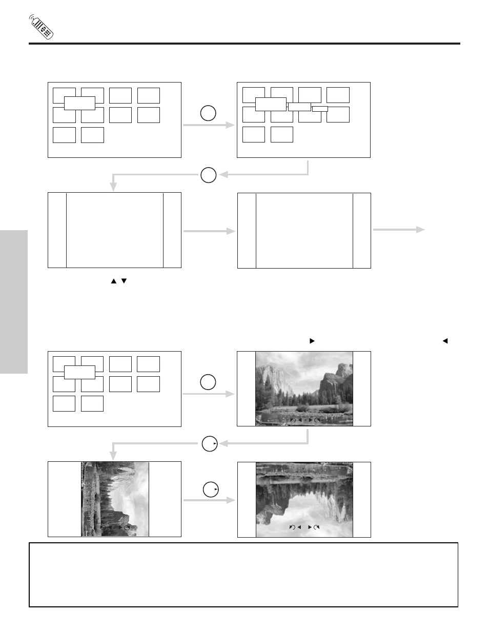 How to use the remote to control your lcd rear ptv, The remote control | Hitachi 50V500 User Manual | Page 28 / 84