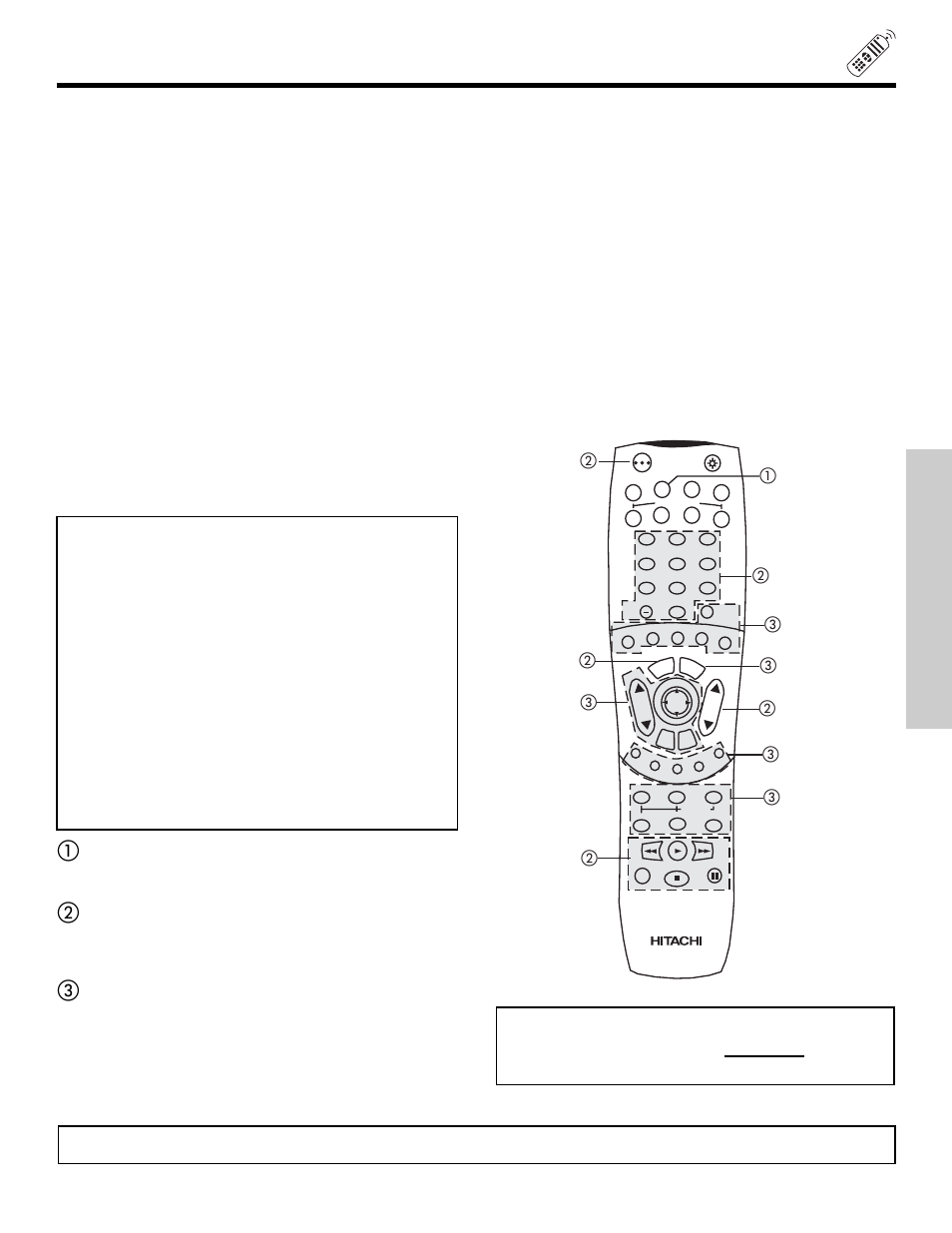 Using the remote to control vcr functions, The remote control, My vcr code is | Hitachi 50V500 User Manual | Page 37 / 84