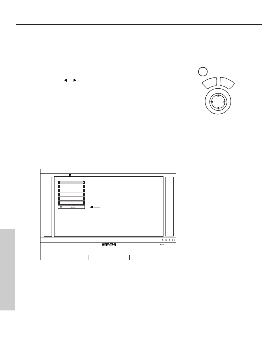 On-screen display (osd), On-screen displa y | Hitachi 50V500 User Manual | Page 44 / 84