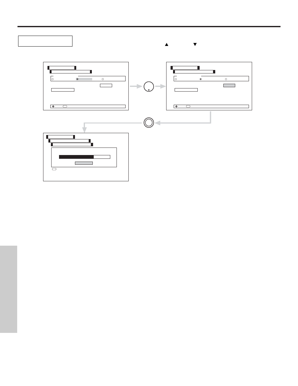 Channel manager, On-screen displa y | Hitachi 50V500 User Manual | Page 54 / 84