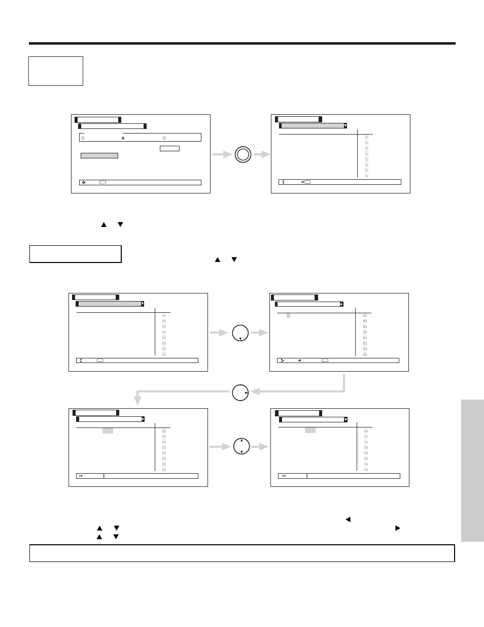 Channel manager, Channel list, On-screen displa y | Hitachi 50V500 User Manual | Page 55 / 84