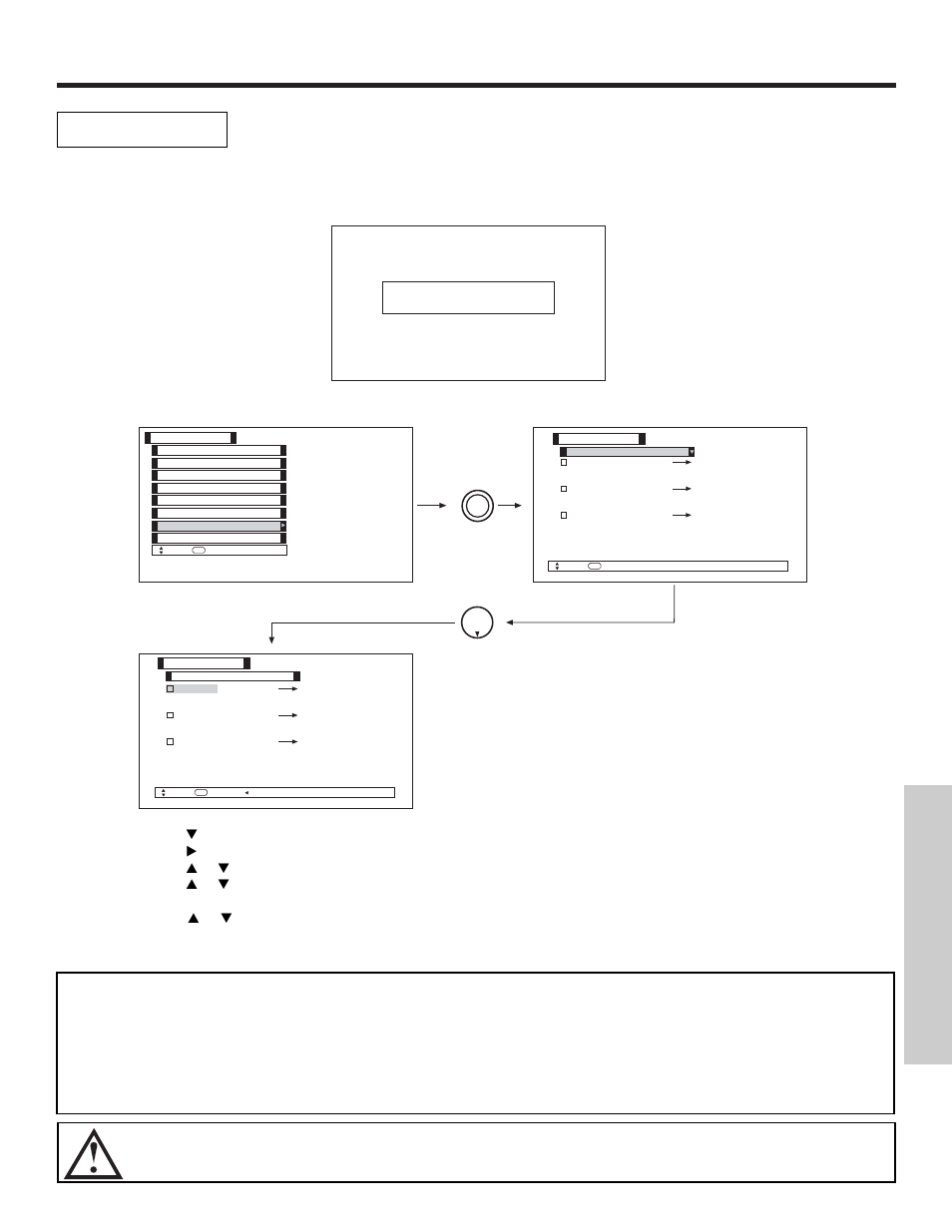 Setup, On-screen displa y | Hitachi 50V500 User Manual | Page 67 / 84