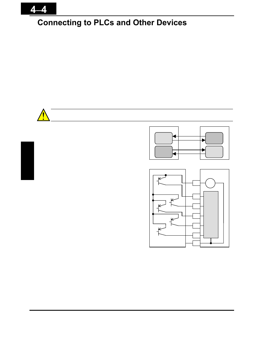 Connecting to plcs and other devices -4, Connecting to plcs and other devices | Hitachi X200 Series User Manual | Page 143 / 286