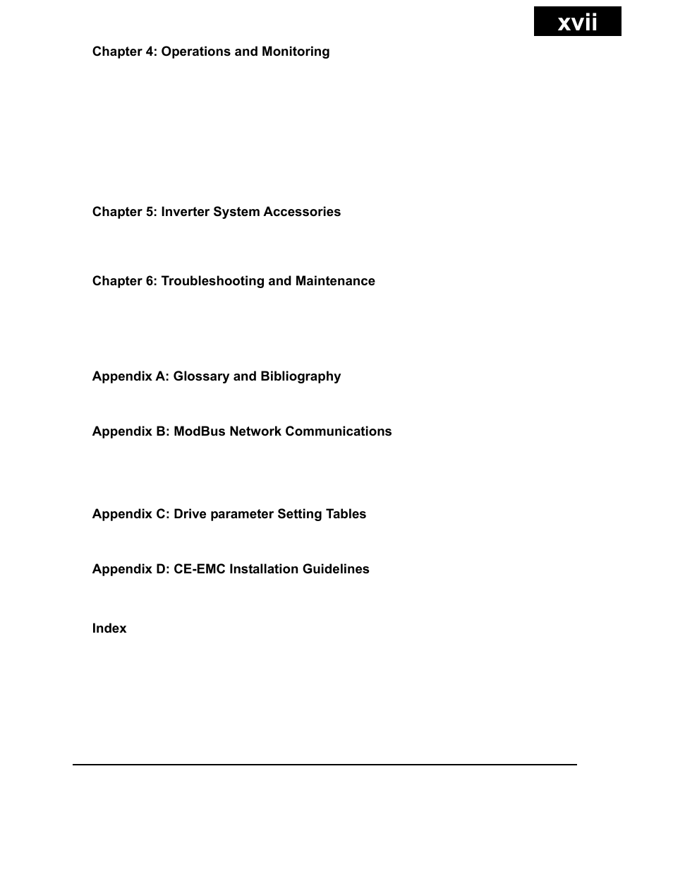Xvii | Hitachi X200 Series User Manual | Page 18 / 286