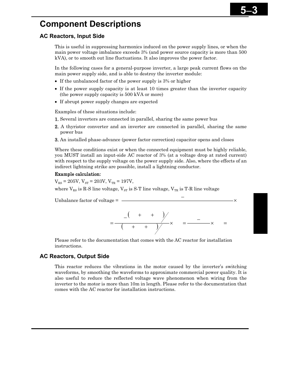 Component description -3, Component description, Component descriptions | Hitachi X200 Series User Manual | Page 201 / 286