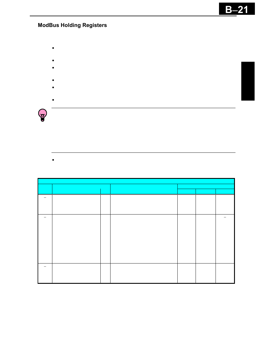 B − 21 | Hitachi X200 Series User Manual | Page 248 / 286