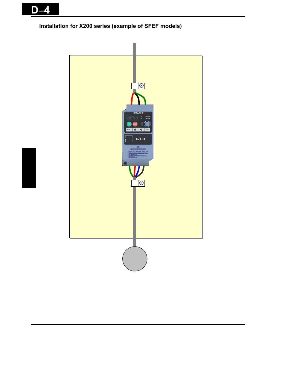 D − 4 | Hitachi X200 Series User Manual | Page 279 / 286