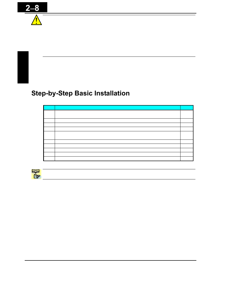 Step-by-step basic installation -8, Step-by-step basic installation | Hitachi X200 Series User Manual | Page 47 / 286