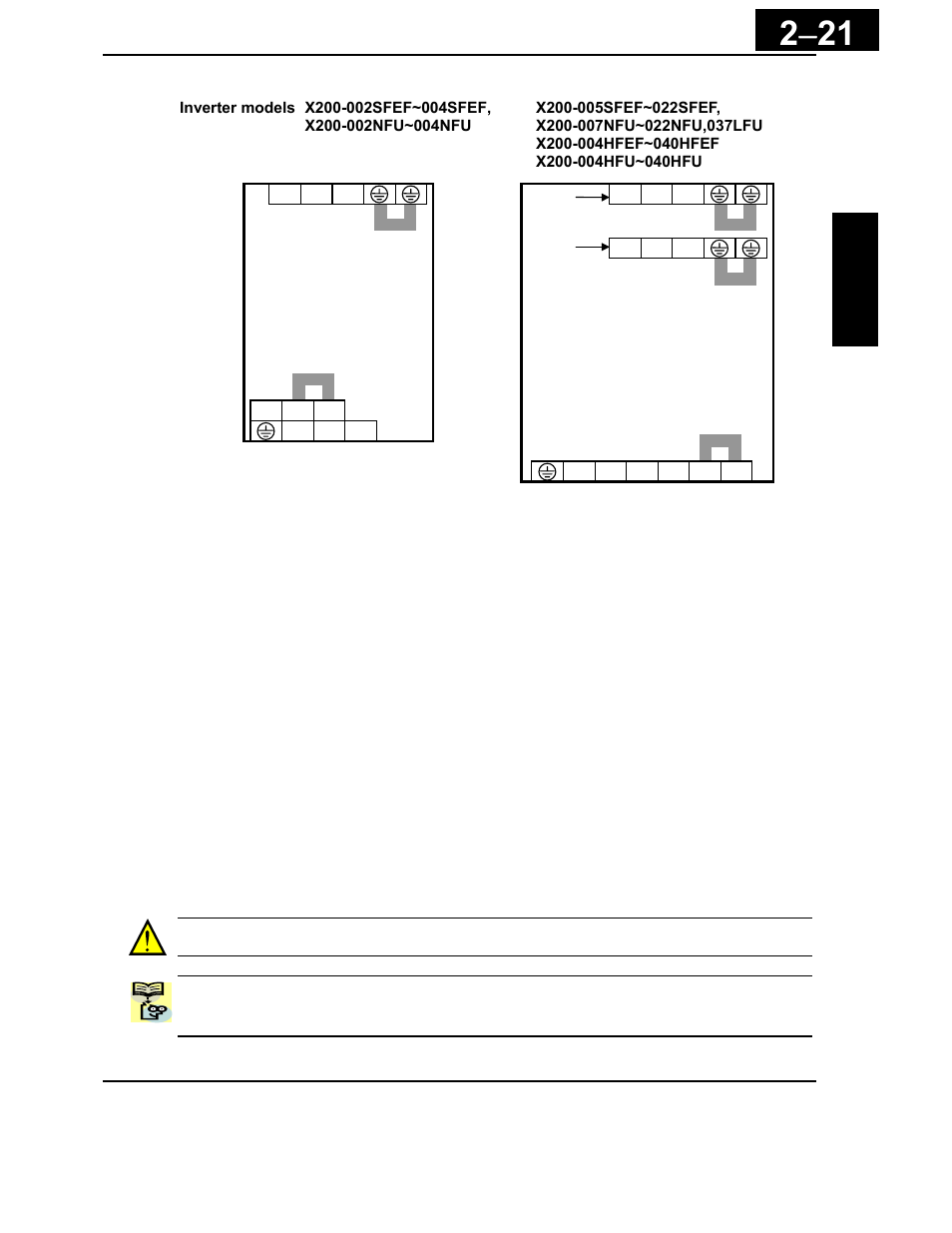 Hitachi X200 Series User Manual | Page 60 / 286
