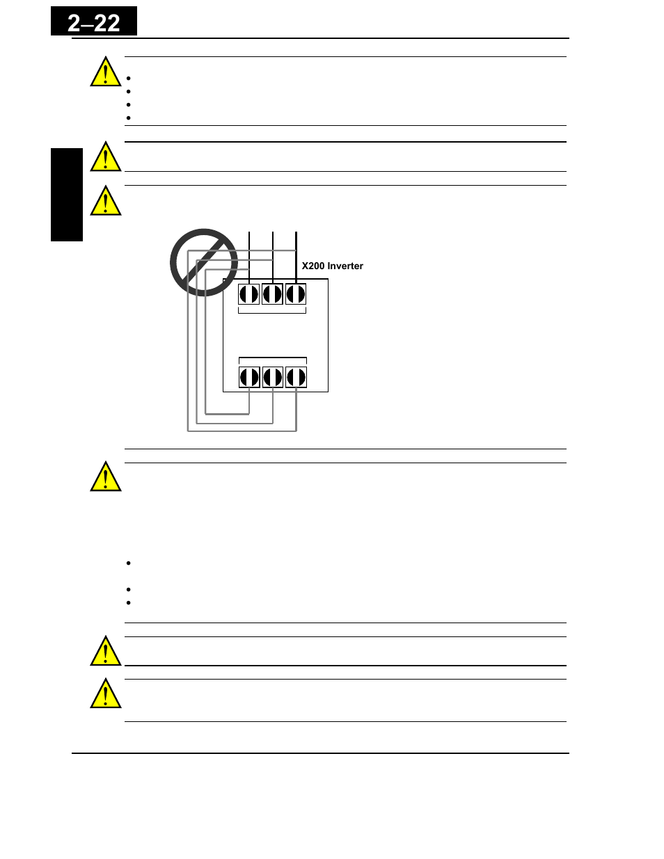 Powerup test | Hitachi X200 Series User Manual | Page 61 / 286