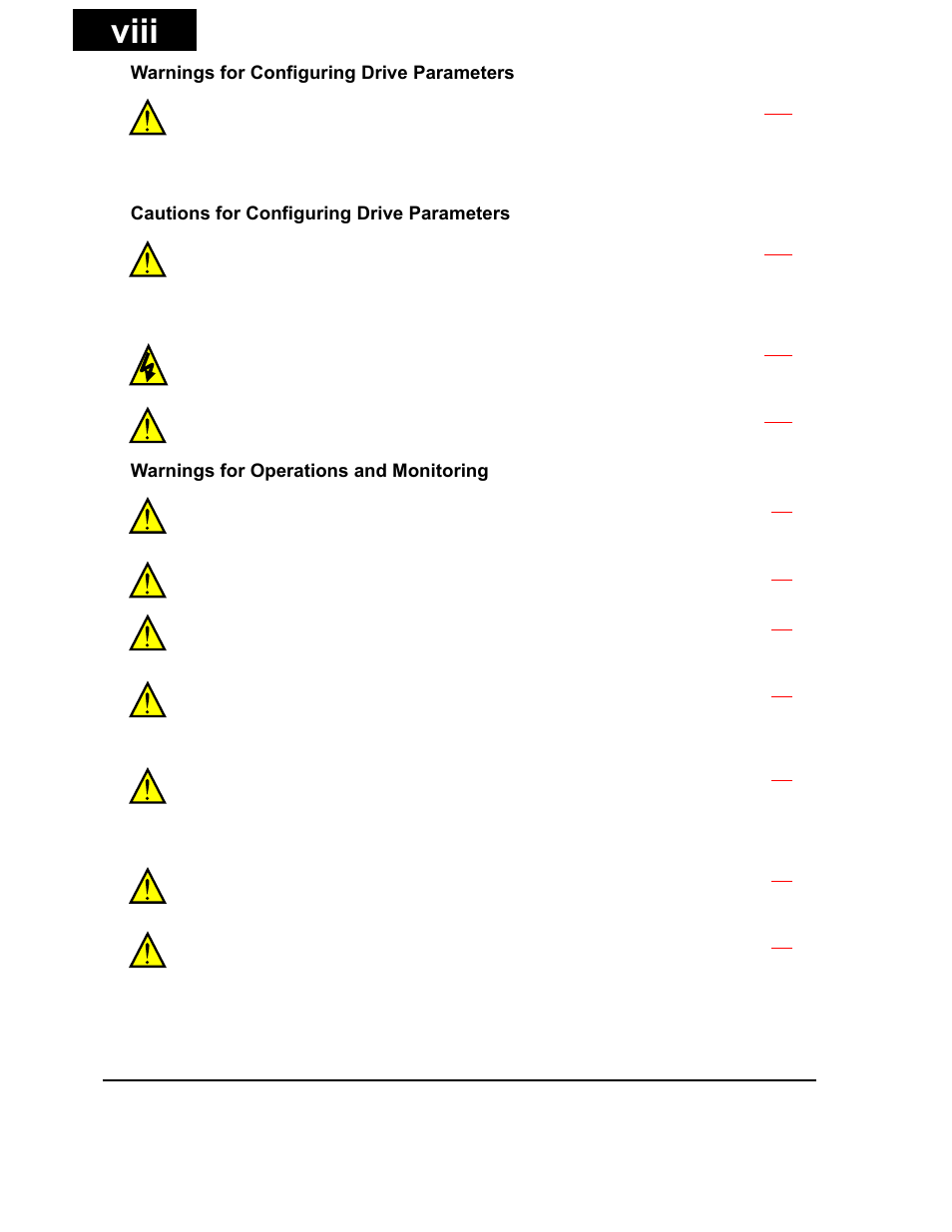 Viii | Hitachi X200 Series User Manual | Page 9 / 286