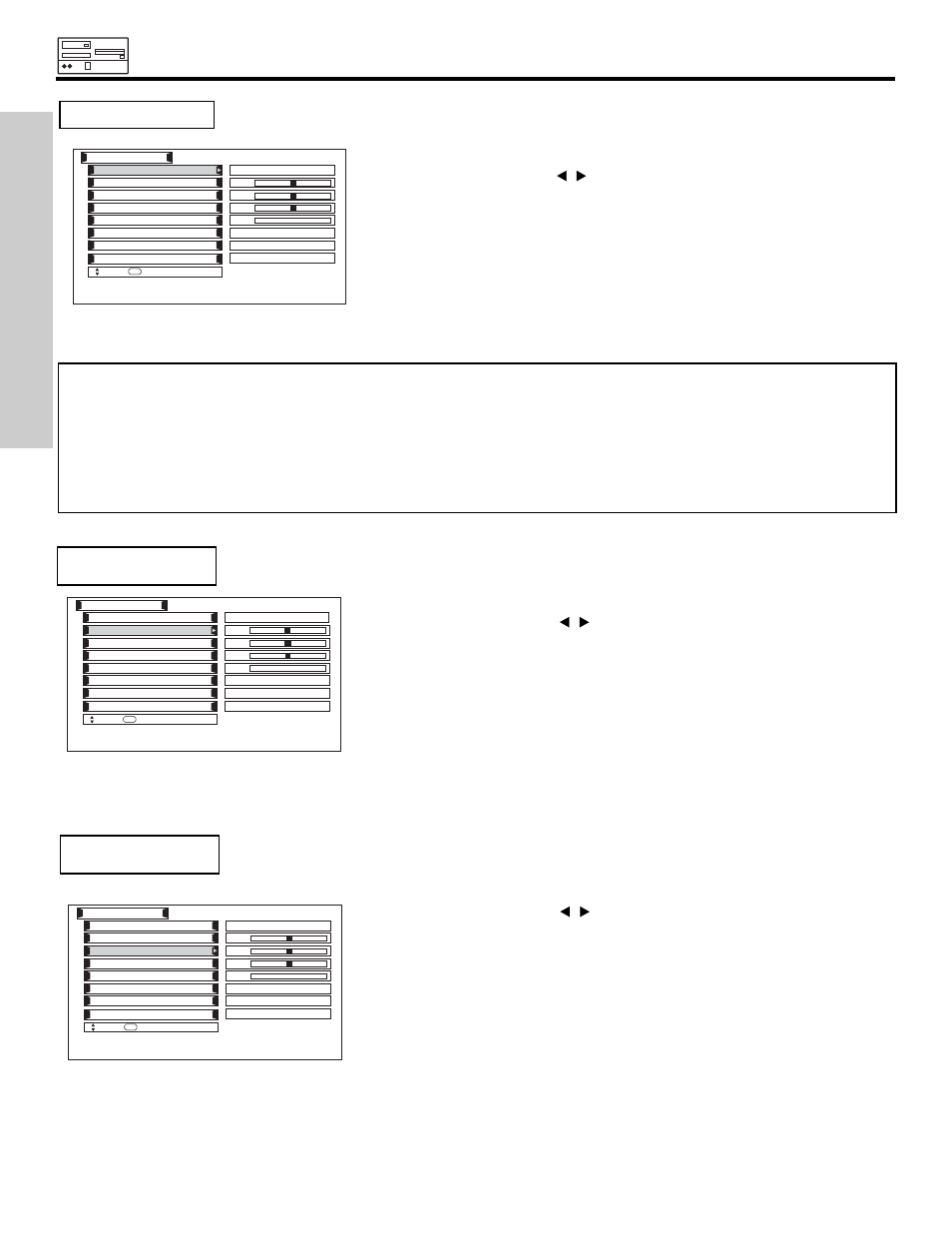 Rgb on screen display, Using the rgb input | Hitachi 42HDX61 User Manual | Page 86 / 100