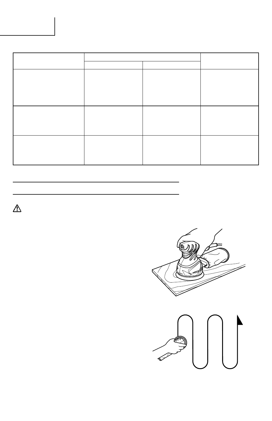 Utilización de la lijadora excentrica advertencia | Hitachi SV 13YA User Manual | Page 38 / 44
