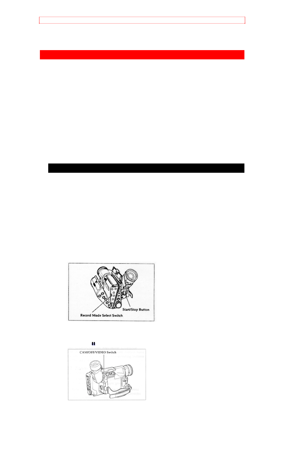 Basic techniques, Making a basic recording | Hitachi VM-H81A User Manual | Page 35 / 72