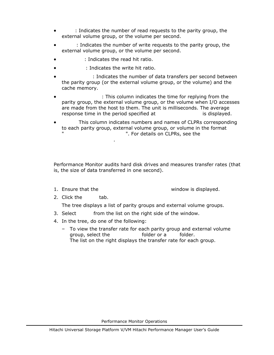 Viewing transfer rates for disks, Viewing transfer rates for disks -30 | Hitachi MK-96RD617-08 User Manual | Page 112 / 248