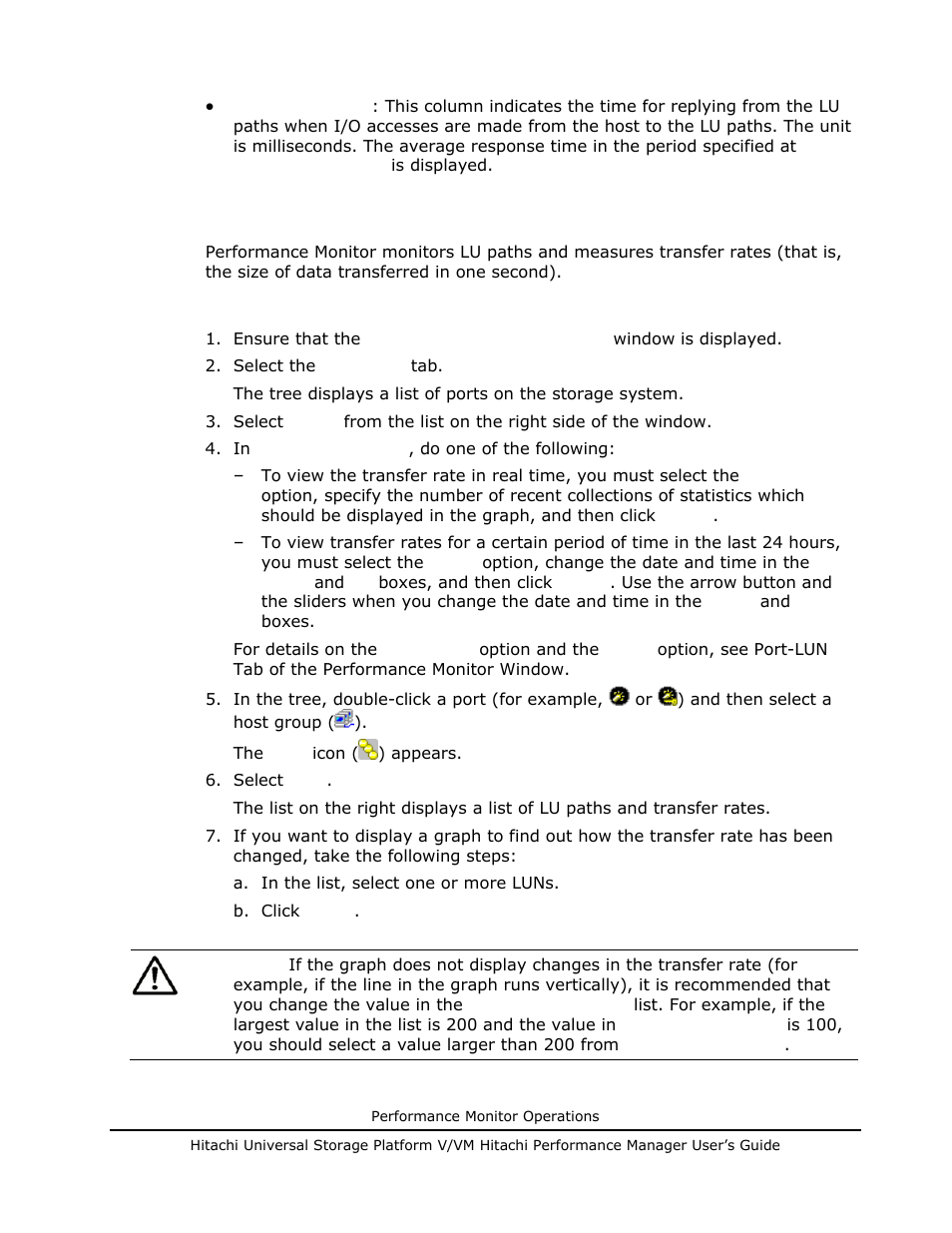 Viewing lu paths transfer rates, Viewing lu paths transfer rates -43 | Hitachi MK-96RD617-08 User Manual | Page 125 / 248
