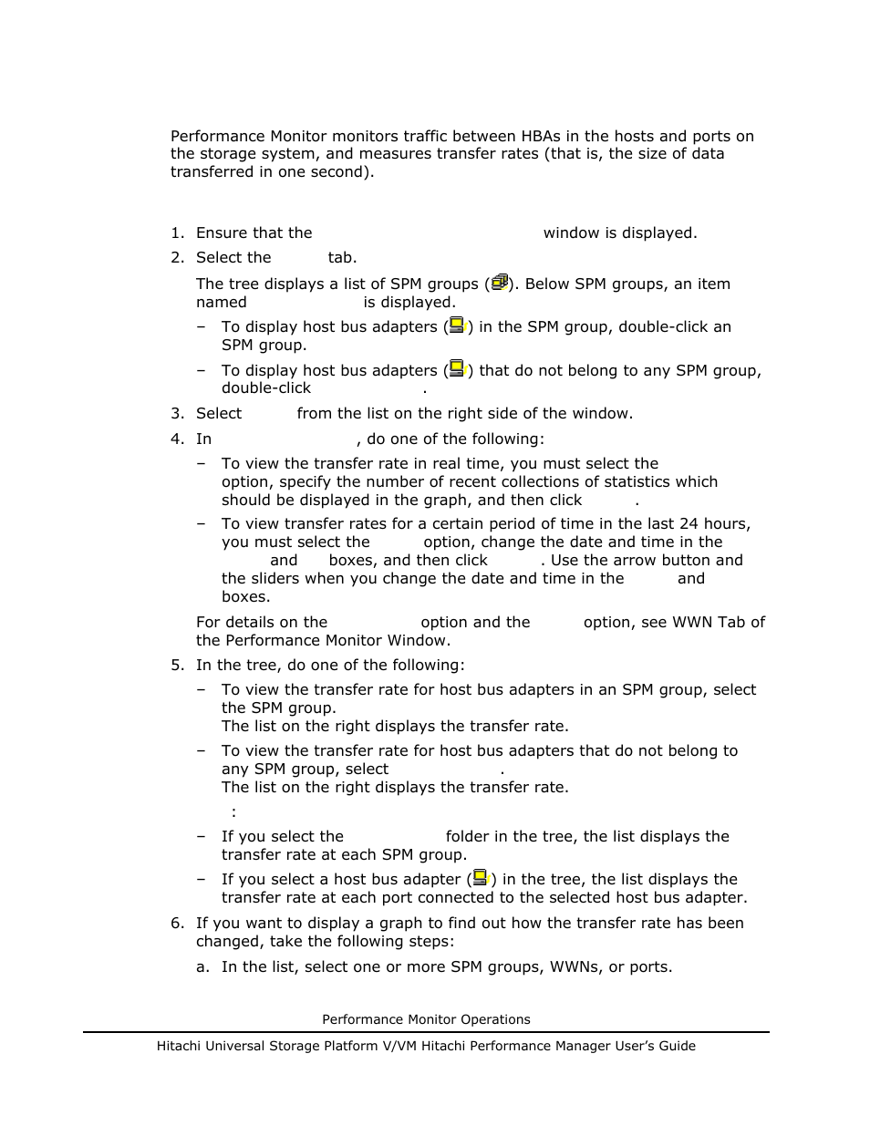 Viewing transfer rates between hbas, Viewing transfer rates between hbas -48 | Hitachi MK-96RD617-08 User Manual | Page 130 / 248