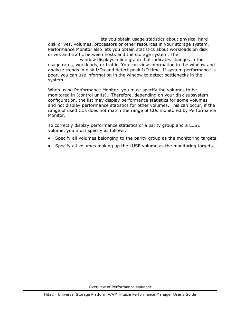 Performance monitor | Hitachi MK-96RD617-08 User Manual | Page 14 / 248