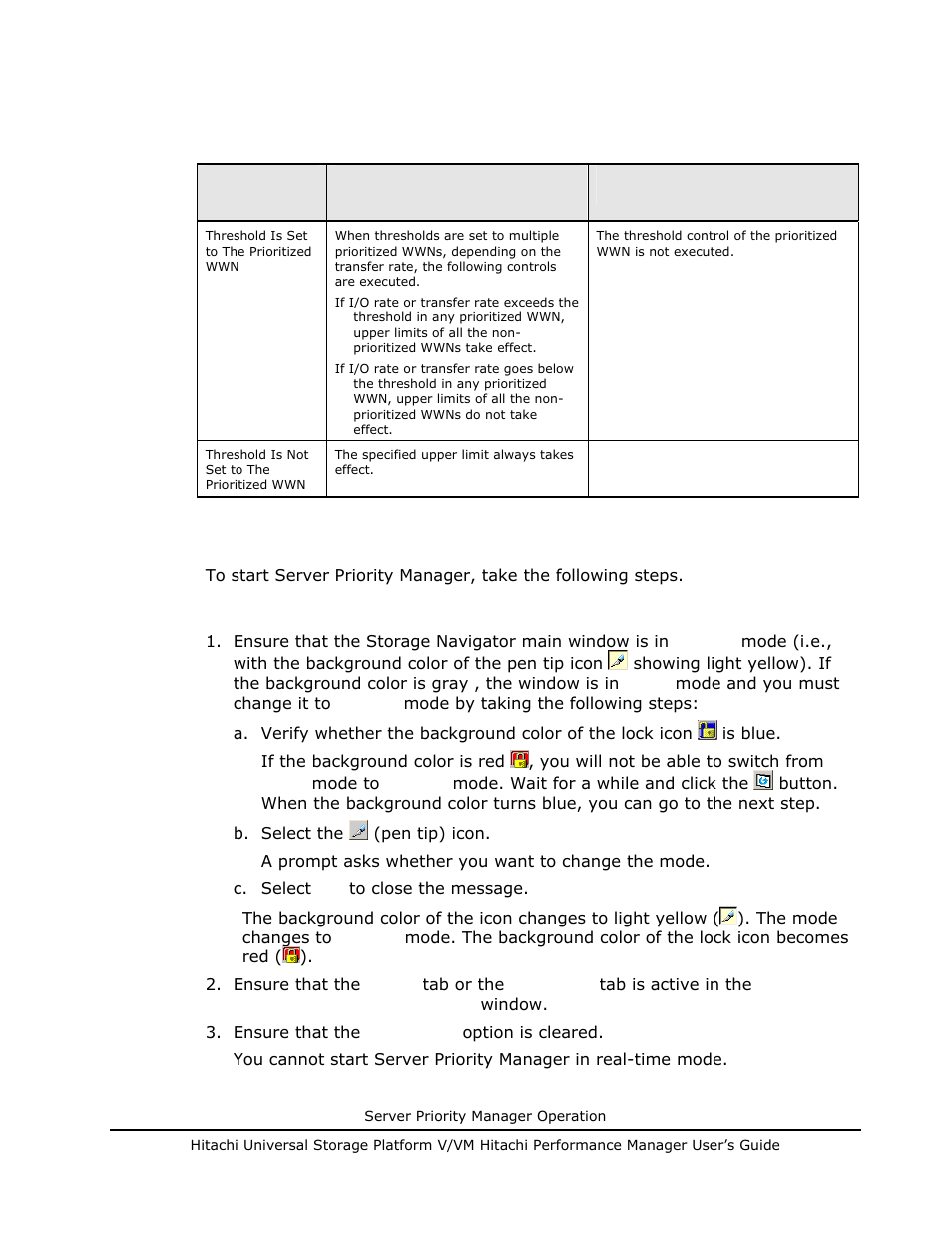 Starting server priority manager, Starting server priority manager -11 | Hitachi MK-96RD617-08 User Manual | Page 143 / 248