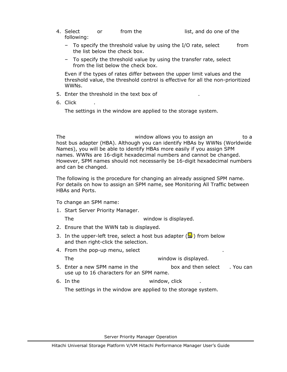 Changing the spm name of a host bus adapter, Changing the spm name of a host bus adapter -26 | Hitachi MK-96RD617-08 User Manual | Page 158 / 248