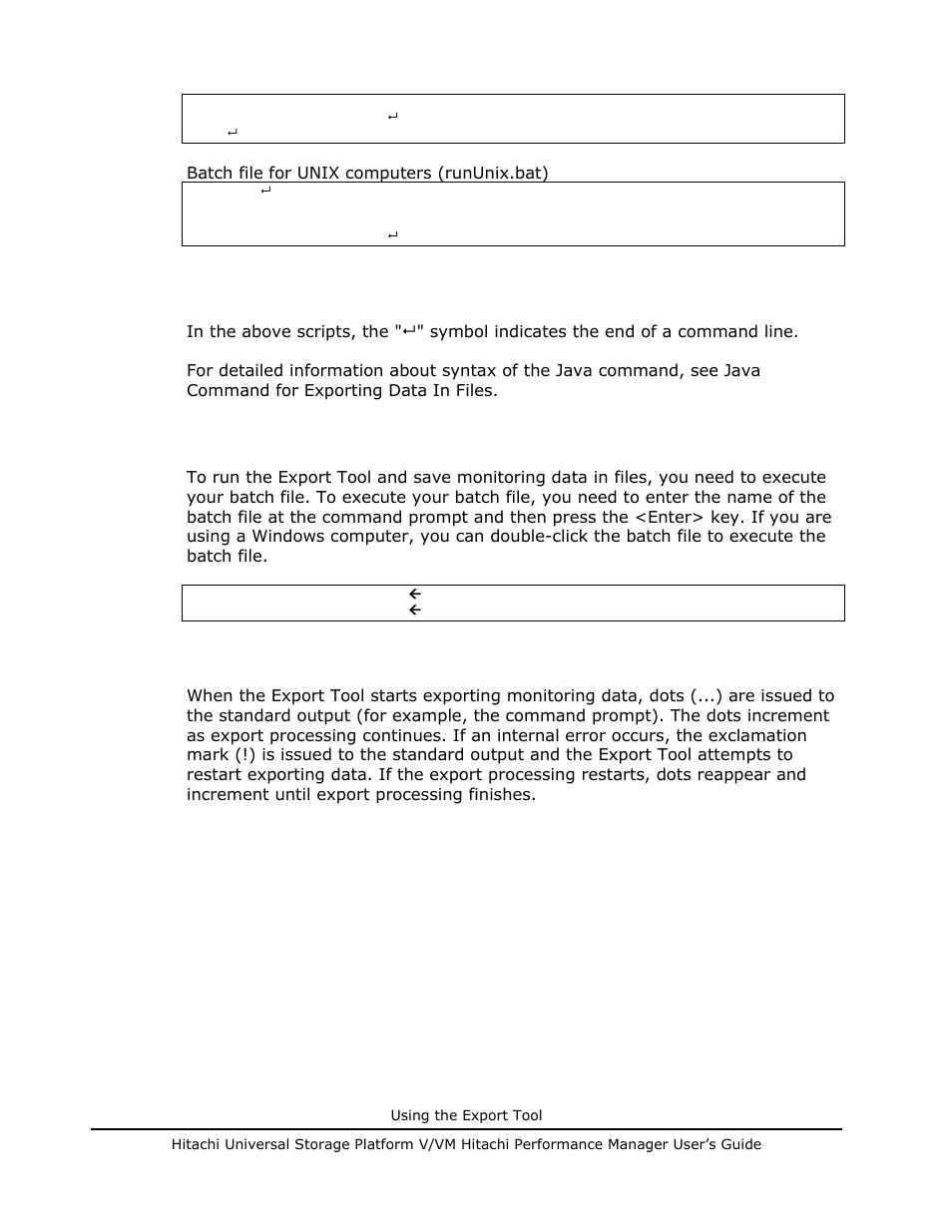Running the export tool, Running the export tool -24 | Hitachi MK-96RD617-08 User Manual | Page 188 / 248