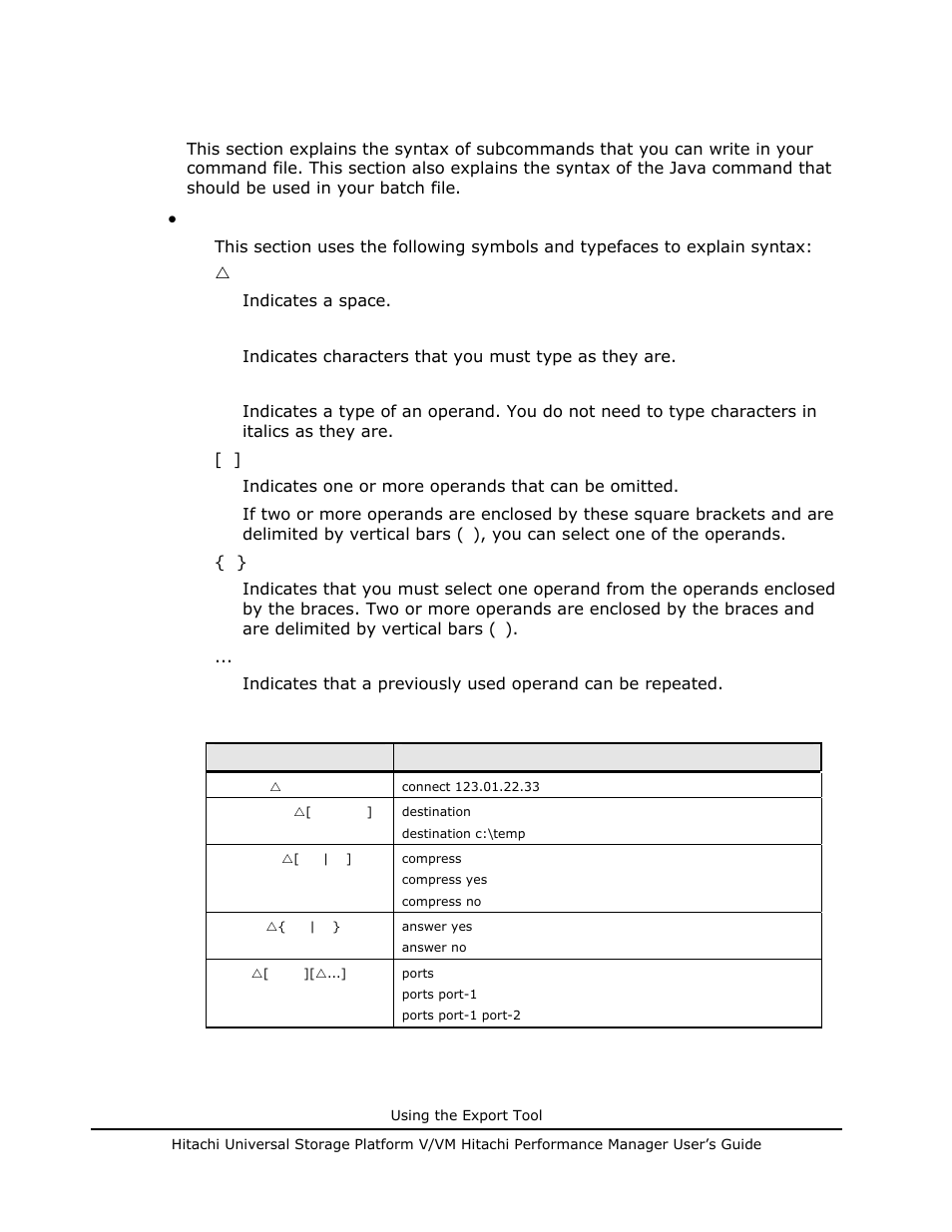 Command syntax, Command syntax -30 | Hitachi MK-96RD617-08 User Manual | Page 194 / 248