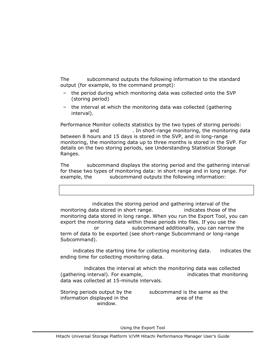 Show subcommand, Show subcommand -35 | Hitachi MK-96RD617-08 User Manual | Page 199 / 248