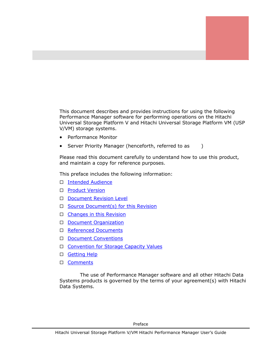 Preface | Hitachi MK-96RD617-08 User Manual | Page 7 / 248