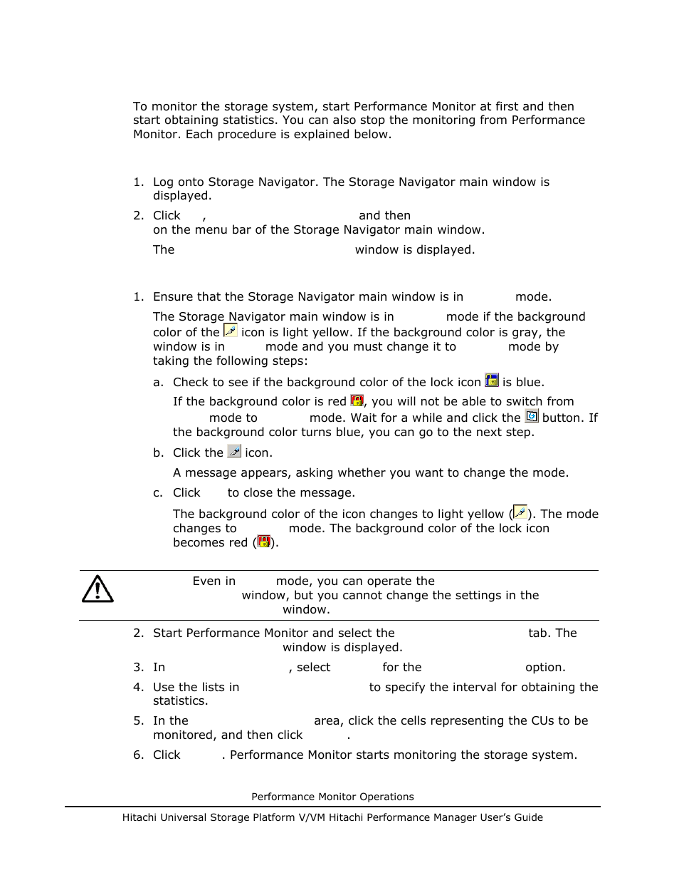 Starting and stopping storage system monitoring, Starting and stopping storage system monitoring -6 | Hitachi MK-96RD617-08 User Manual | Page 88 / 248