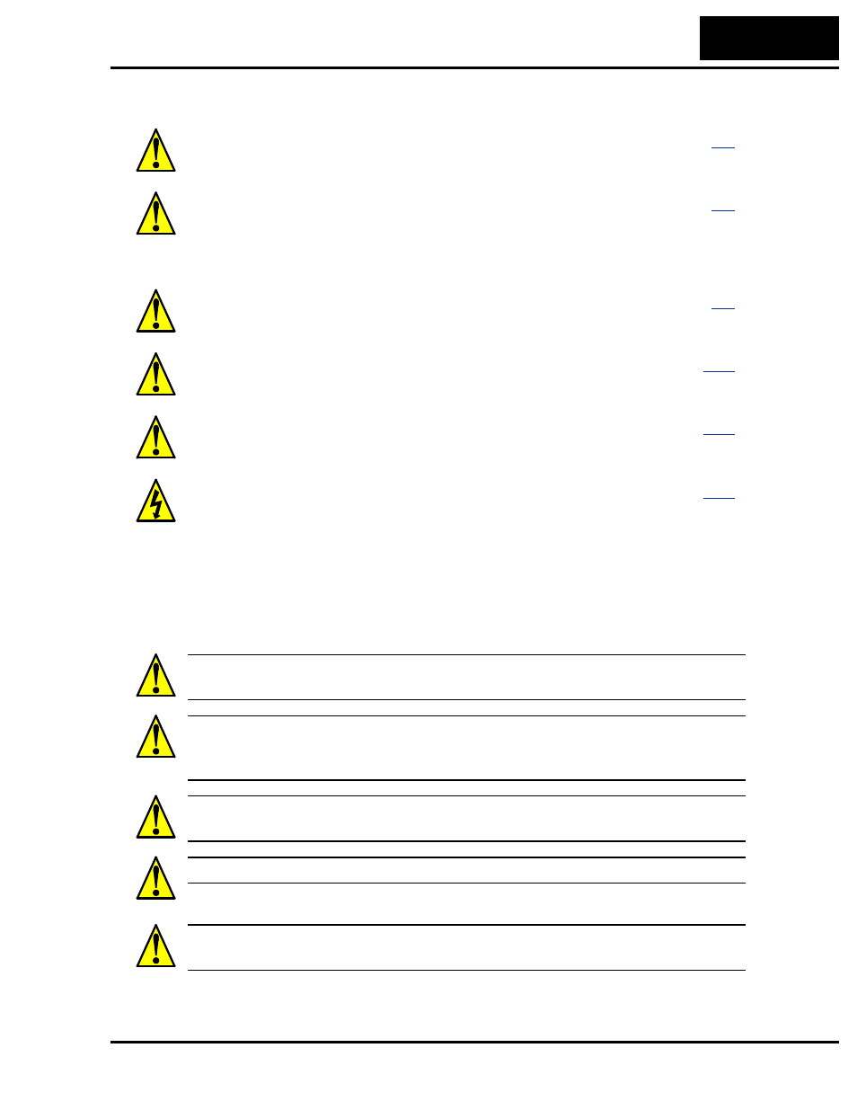 General warnings and cautions | Hitachi SJ200 Series User Manual | Page 10 / 276