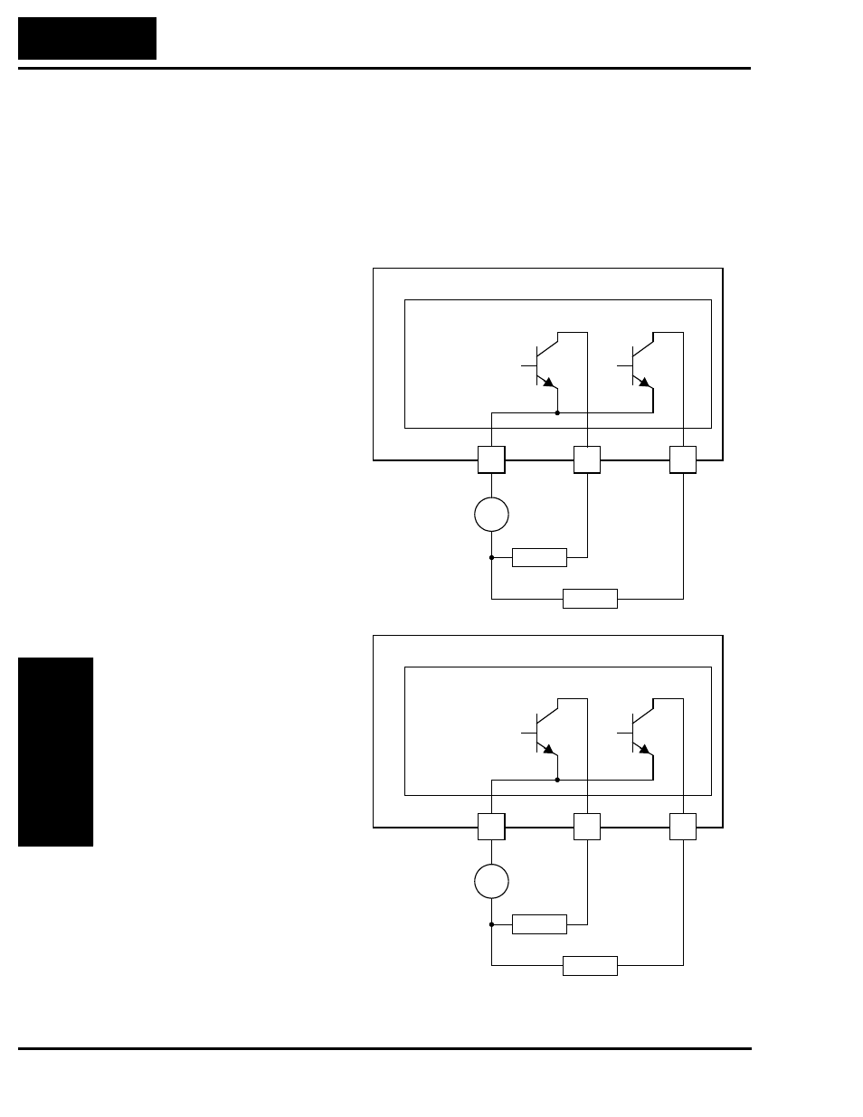 Using intelligent output terminals, Sinking outputs, open collector, Using intelligent output terminals 4–34 | Hitachi SJ200 Series User Manual | Page 161 / 276