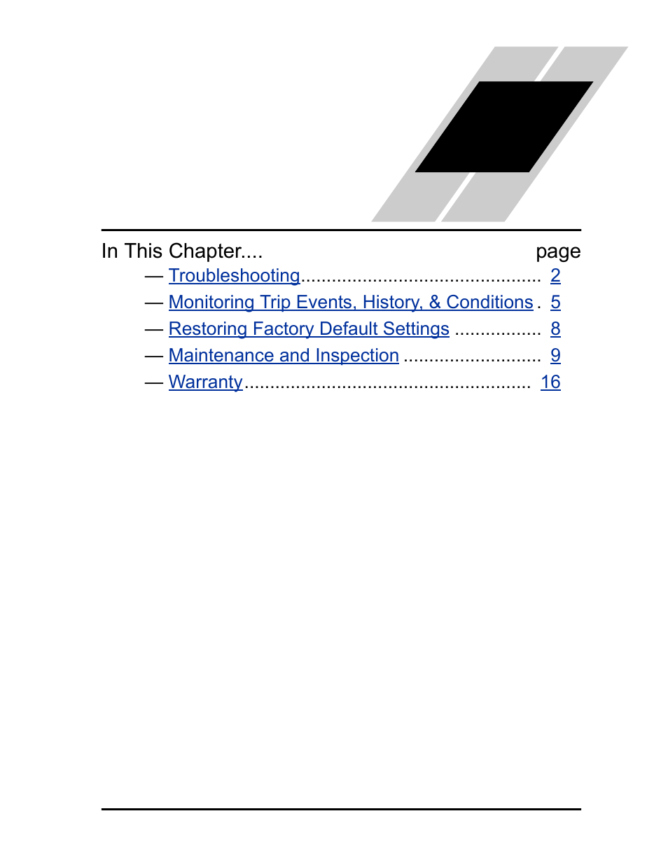 Troubleshooting and maintenance, Chapter 6: troubleshooting and maintenance | Hitachi SJ200 Series User Manual | Page 191 / 276