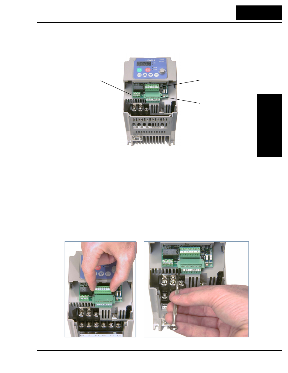 Logic connector introduction | Hitachi SJ200 Series User Manual | Page 43 / 276