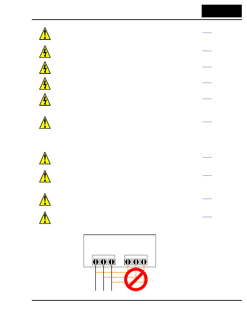 Wiring - cautions for electrical practices | Hitachi SJ200 Series User Manual | Page 6 / 276