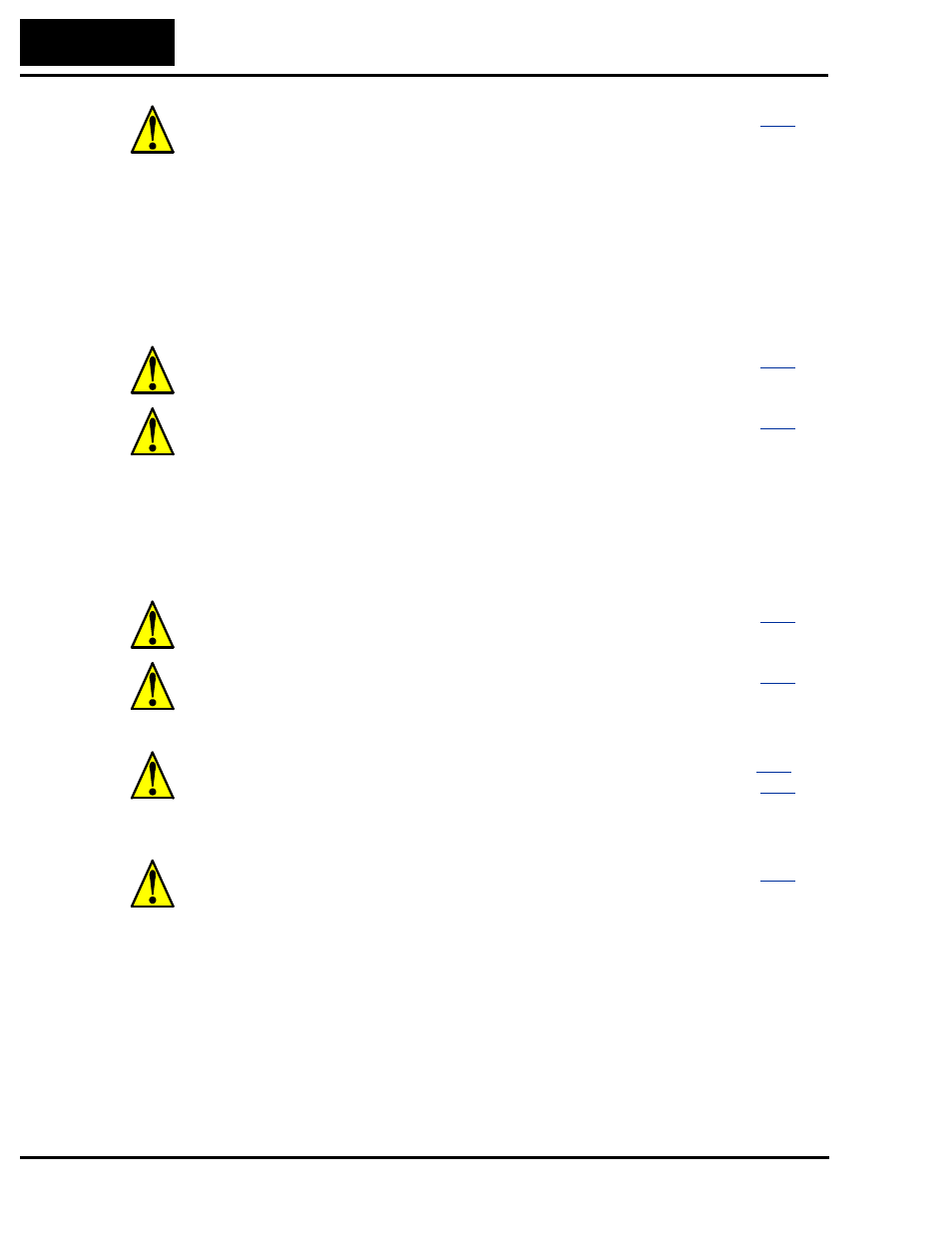 Powerup test caution messages | Hitachi SJ200 Series User Manual | Page 7 / 276