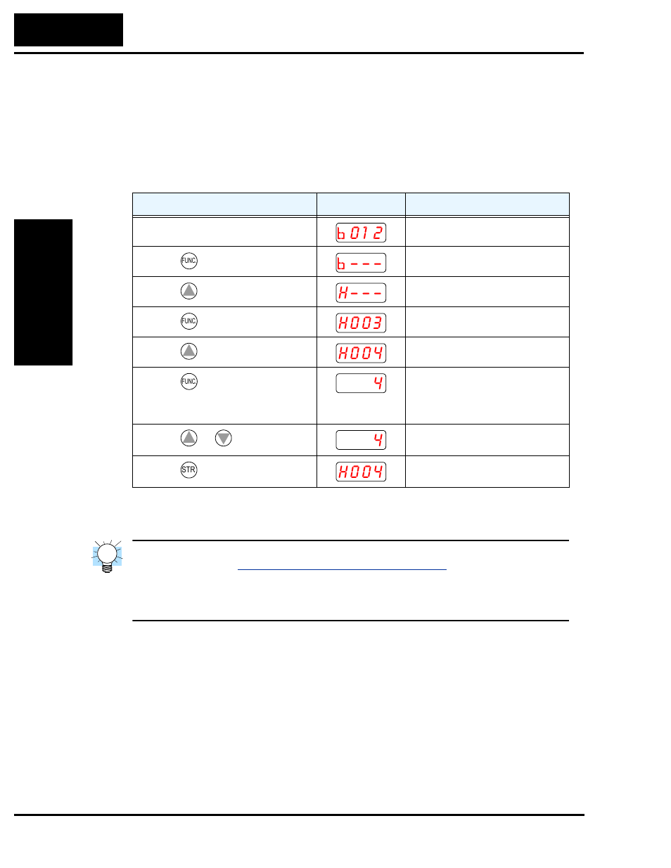 H 0 0 3, H 0 0 4 | Hitachi SJ200 Series User Manual | Page 70 / 276