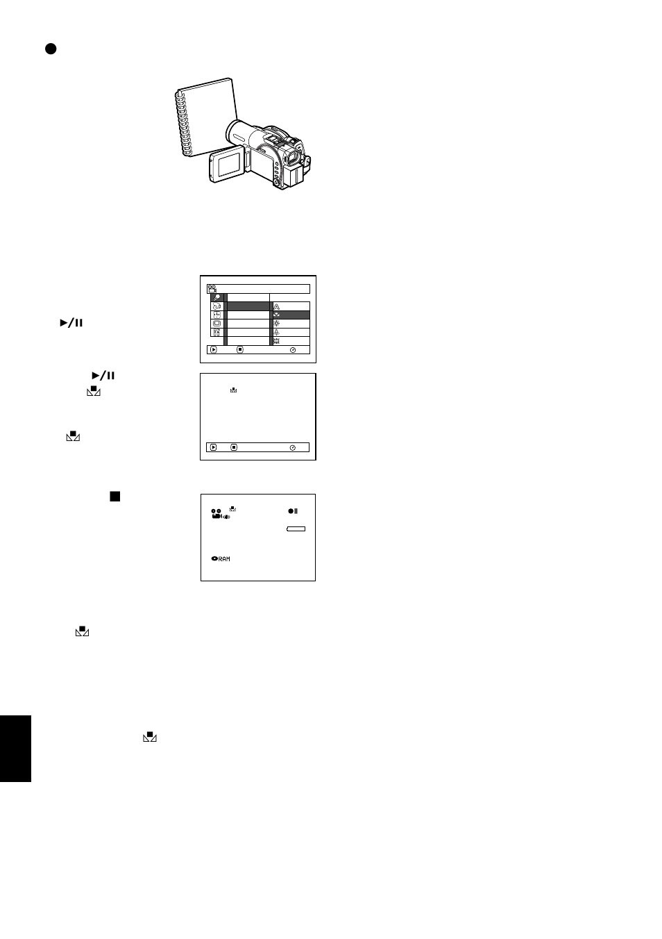 Setting white balance manually | Hitachi DZMV580A User Manual | Page 92 / 187