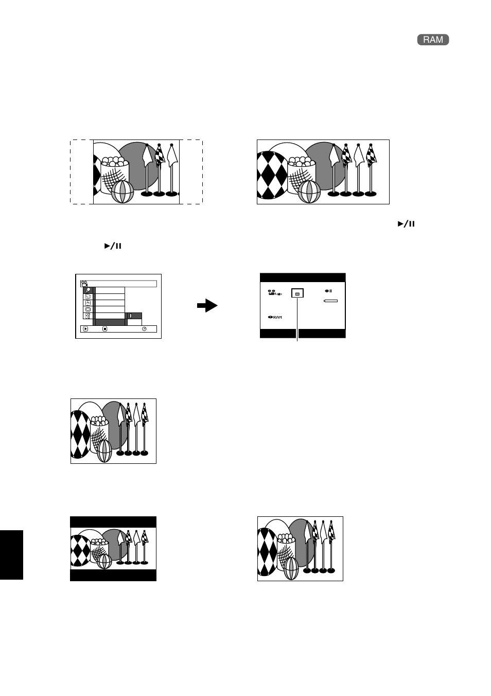 Setting to wide tv screen mode (16:9 mode) | Hitachi DZMV580A User Manual | Page 94 / 187