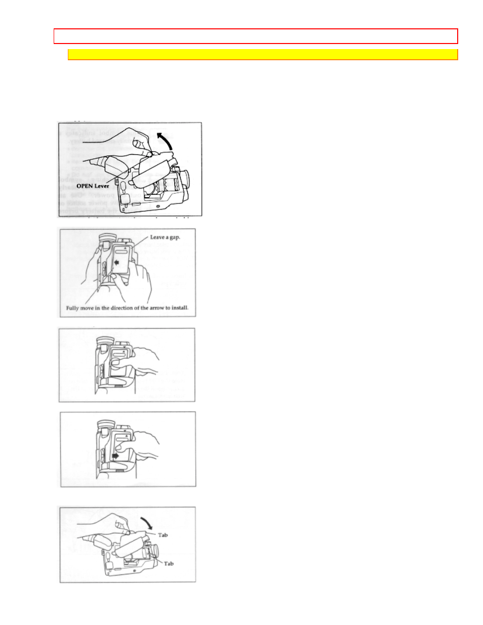Camcorder batteries using battery pack | Hitachi VM-E625LA User Manual | Page 14 / 54
