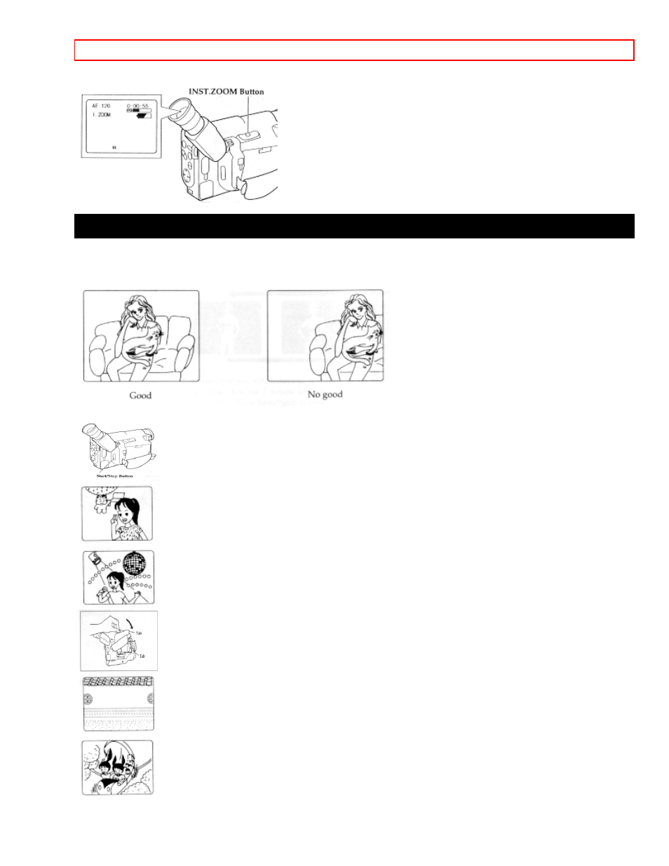 Using auto focus | Hitachi VM-E625LA User Manual | Page 32 / 54