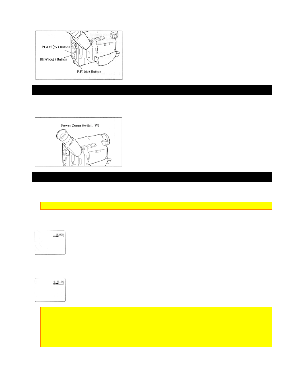 Using macro date search, Using macro, Date search | Hitachi VM-E625LA User Manual | Page 36 / 54