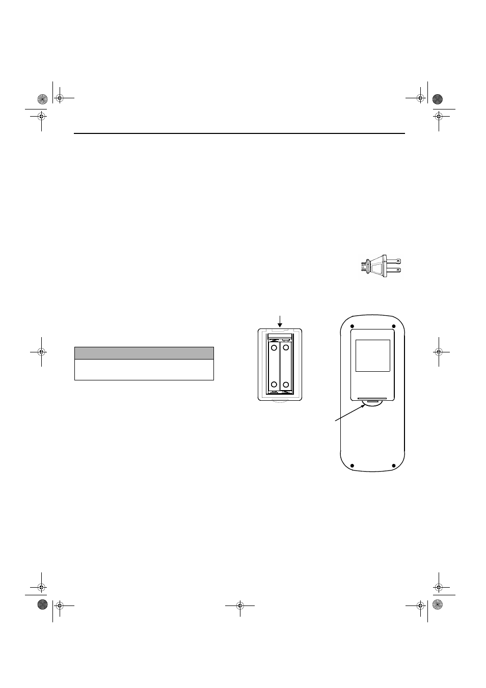 Installation, Ba tt e ry b a ttery | Hitachi GX Series 27GX01B User Manual | Page 5 / 28