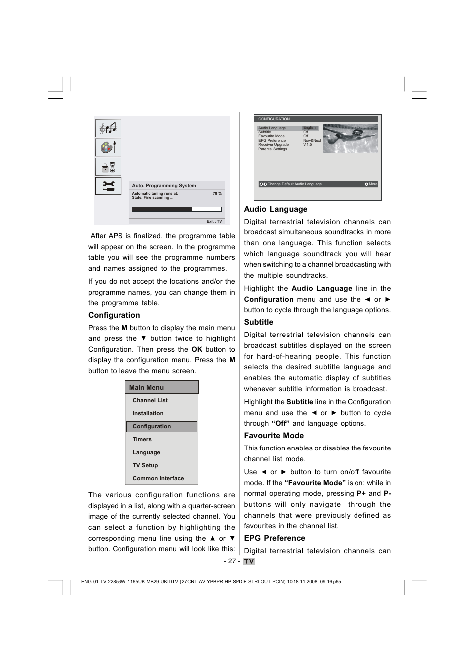 Hitachi L22DP03U User Manual | Page 28 / 63