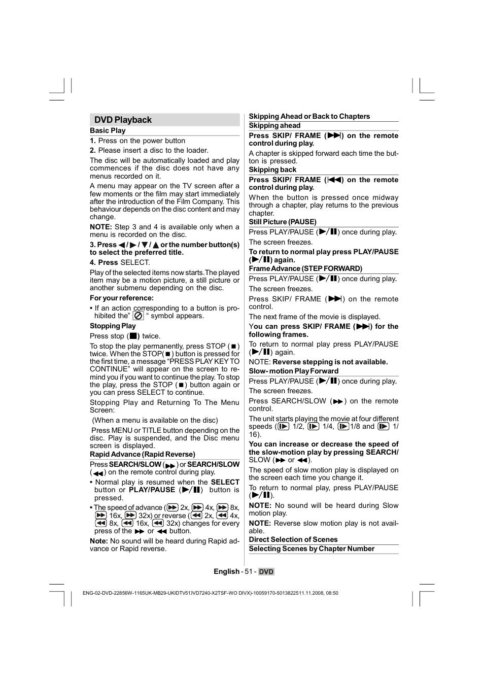 Hitachi L22DP03U User Manual | Page 52 / 63