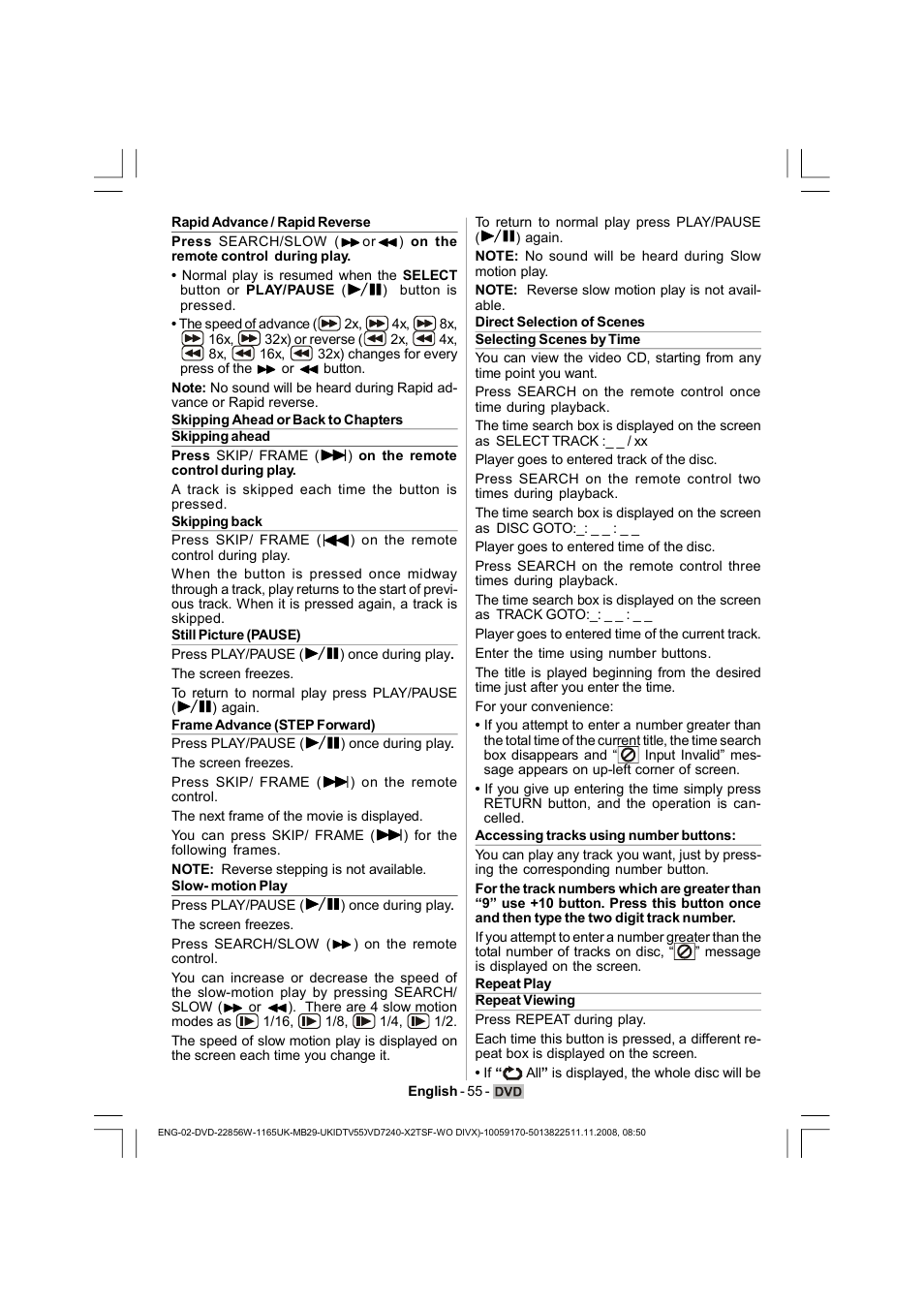 Hitachi L22DP03U User Manual | Page 56 / 63